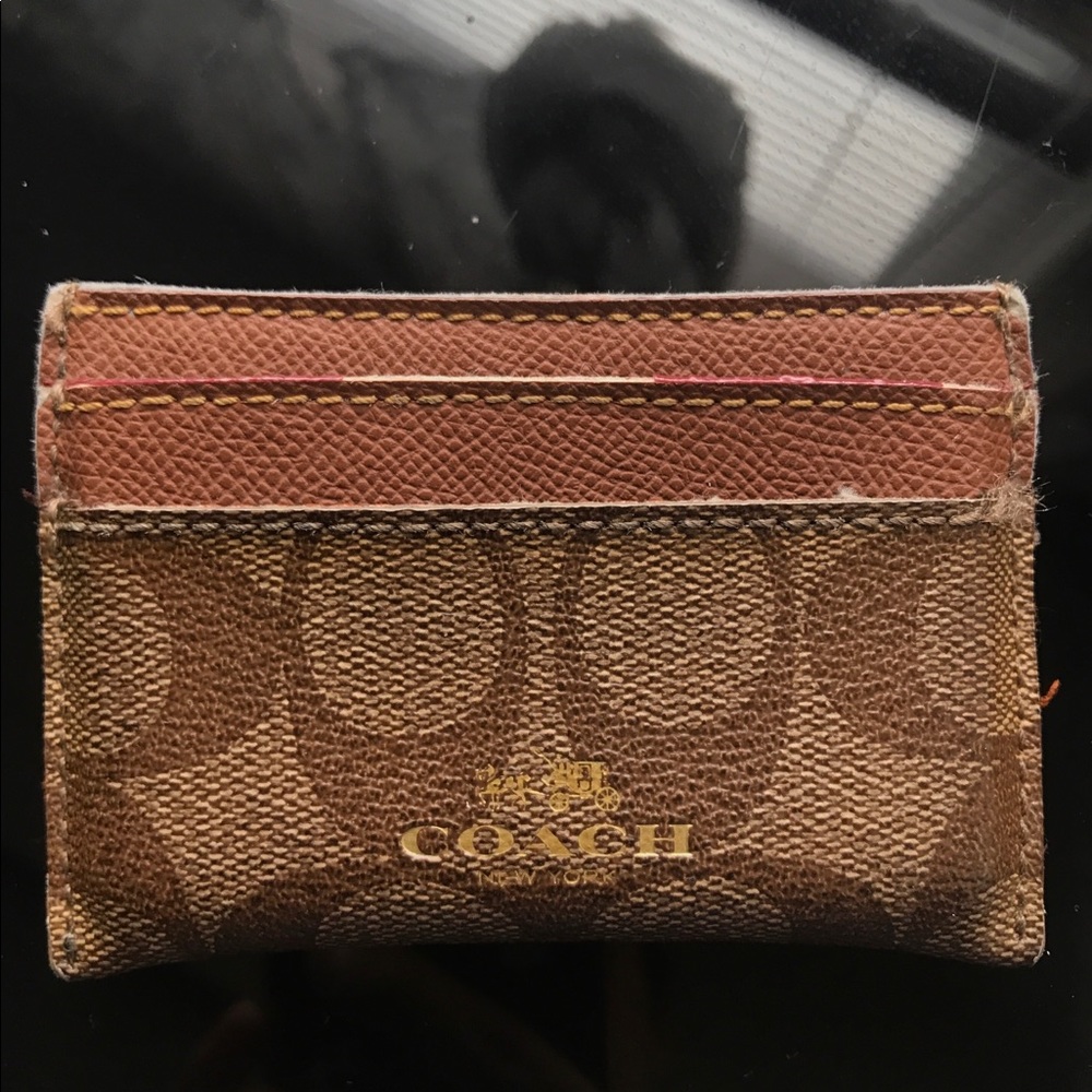 Coach Color Block Cardholder
